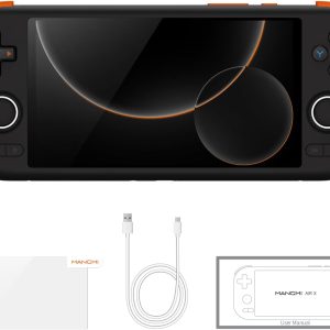 MANGMI AIR X Android Handheld Game Console, 5.5" FHD IPS, 4GB+64GB, Black